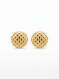 Boucles d'Oreilles Puces Matelassées