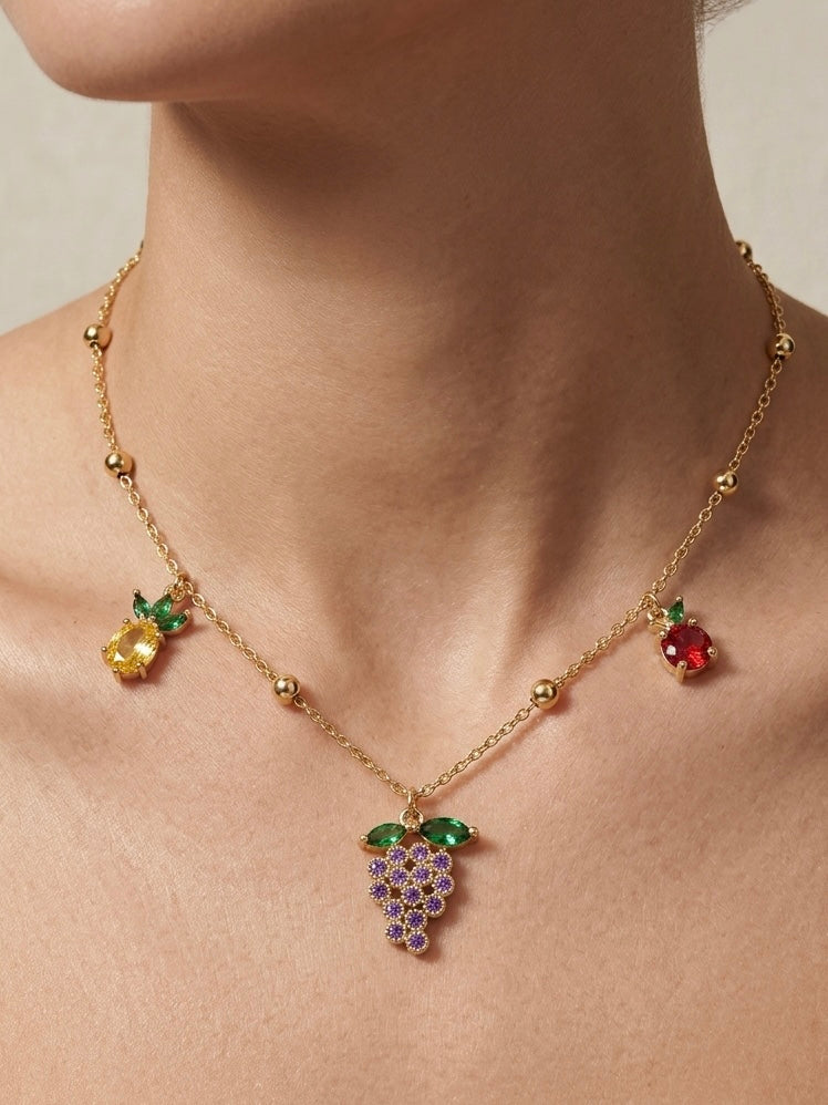 Collier Fruit Charm