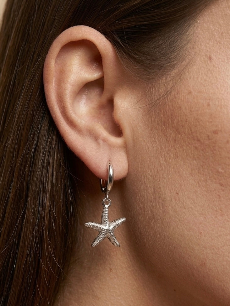 Boucles d'Oreilles Étoile de Mer