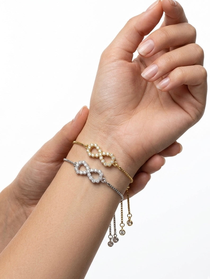 Bracelet Infini Scintillant