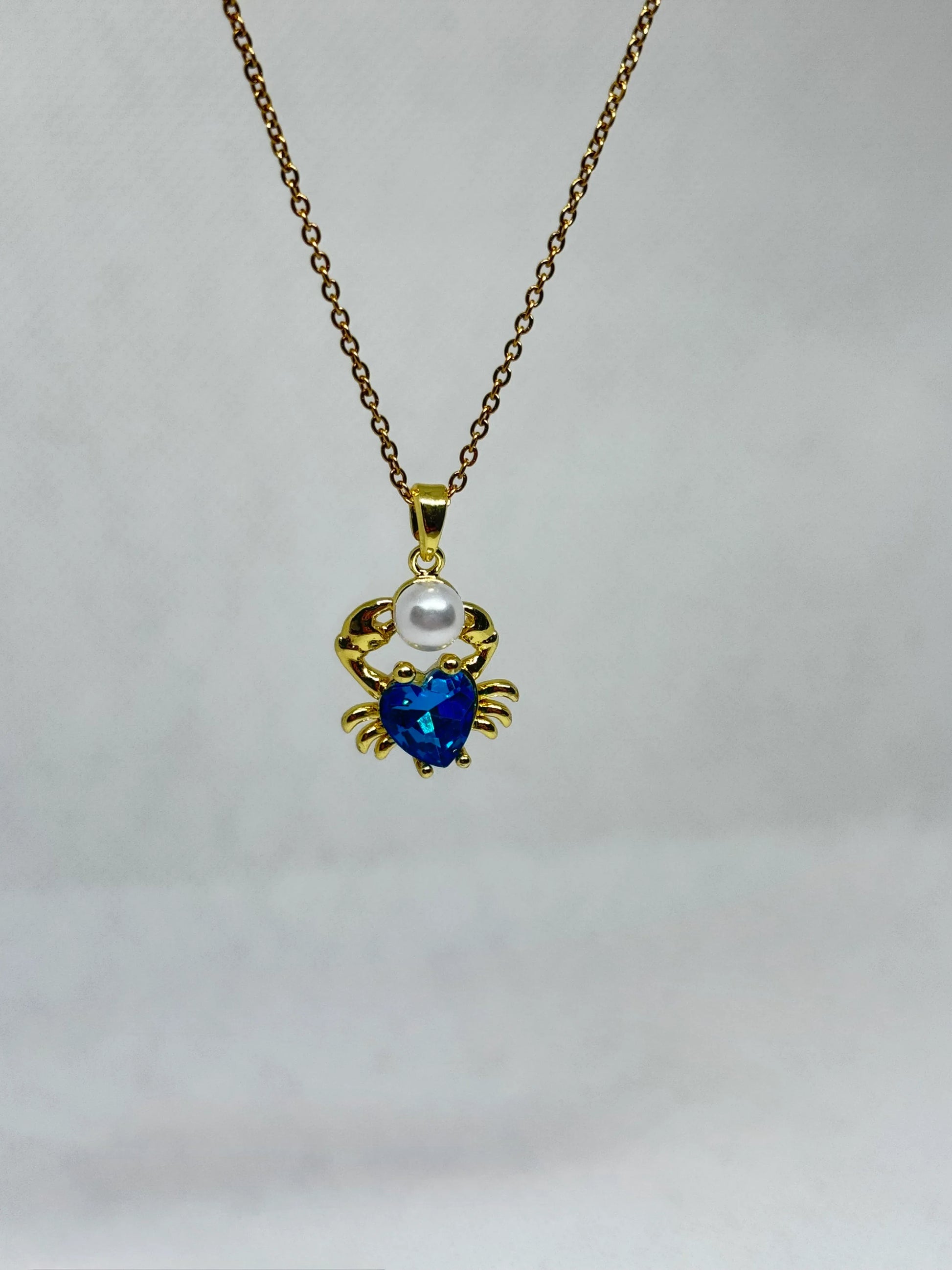 Collier Rose Heart Crab - Ym Jewels