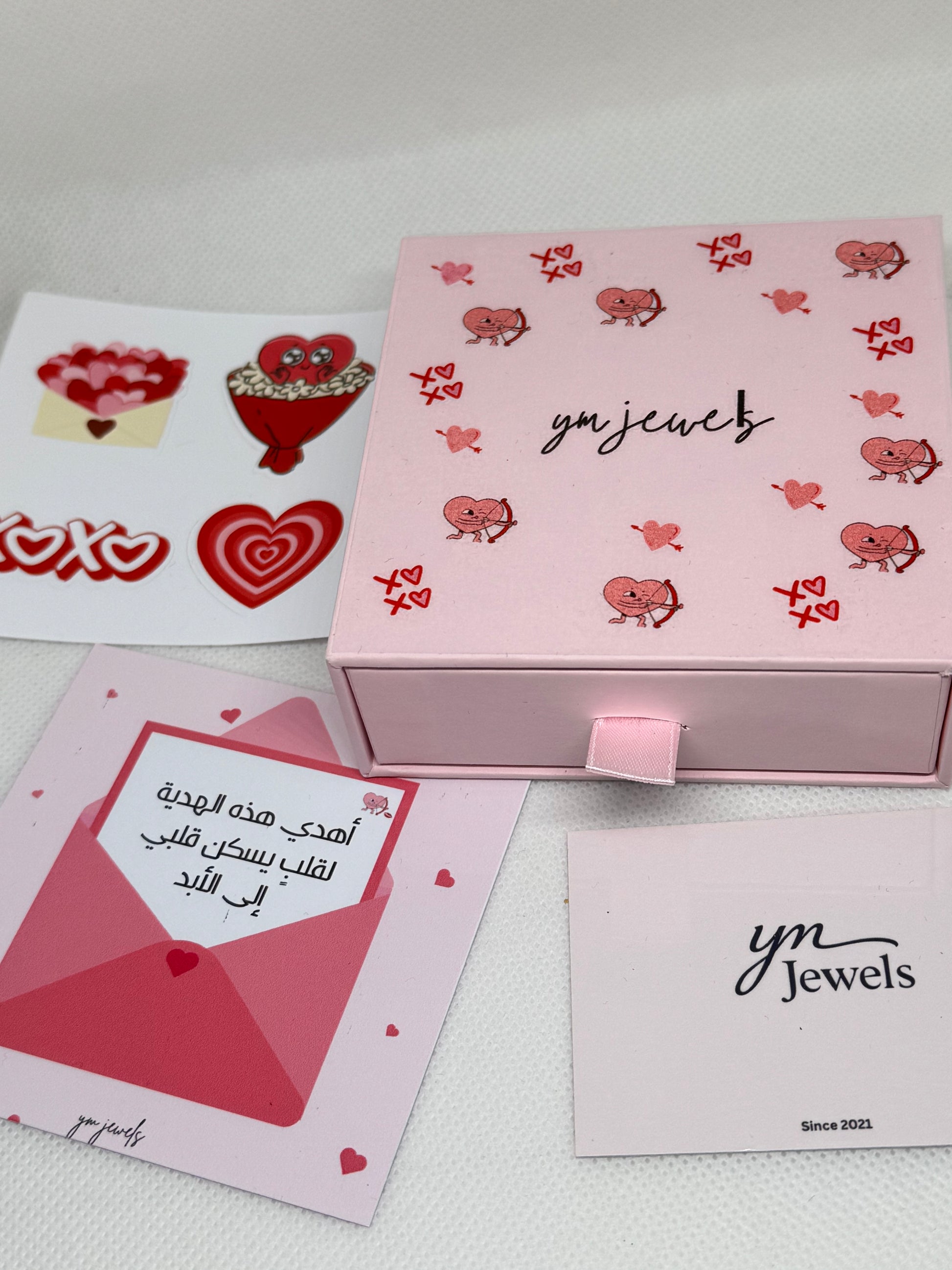 Collier Nœud Cœur Brillant