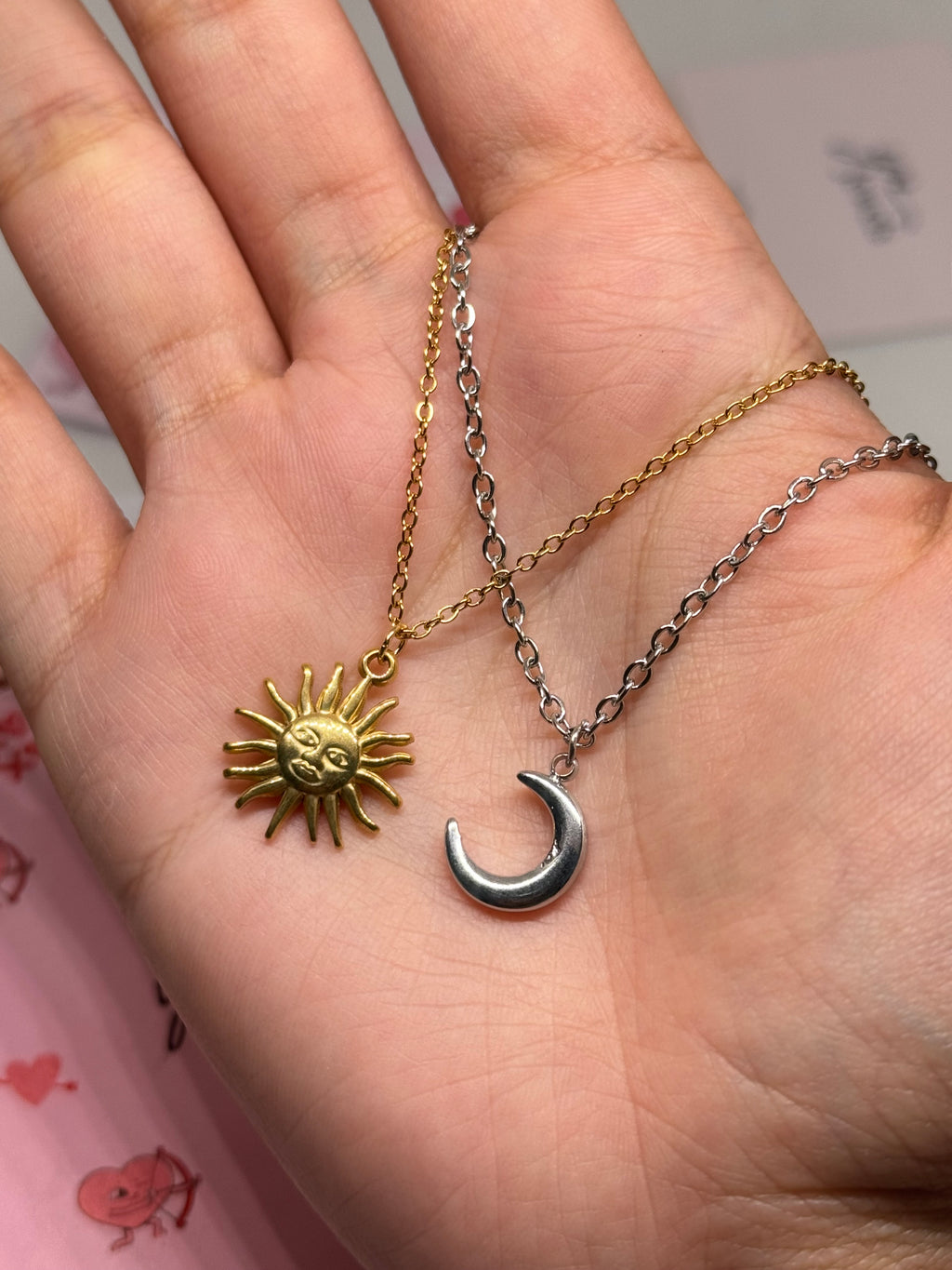 Collier Soleil & Lune