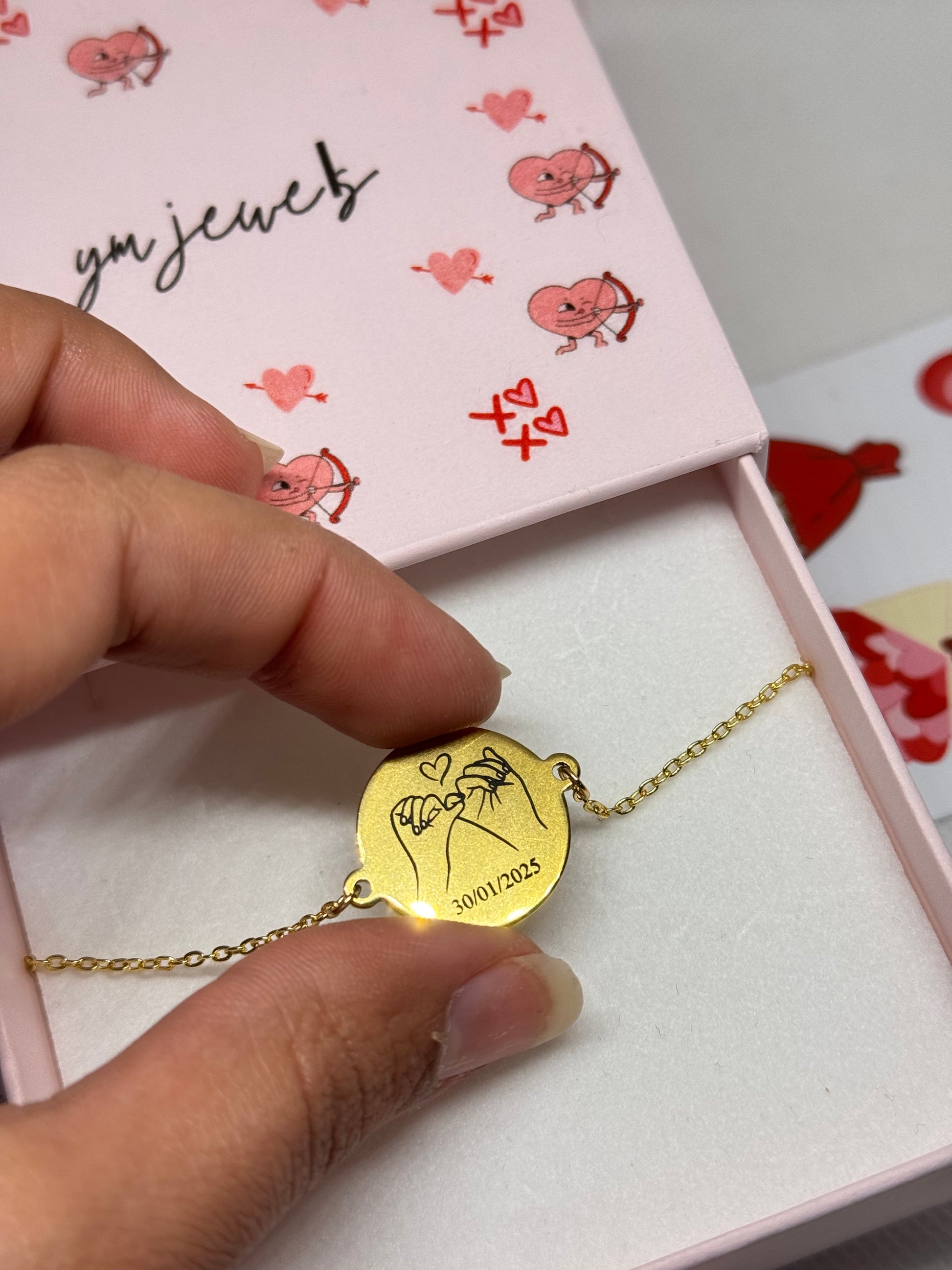 Bracelet Promesse Doré