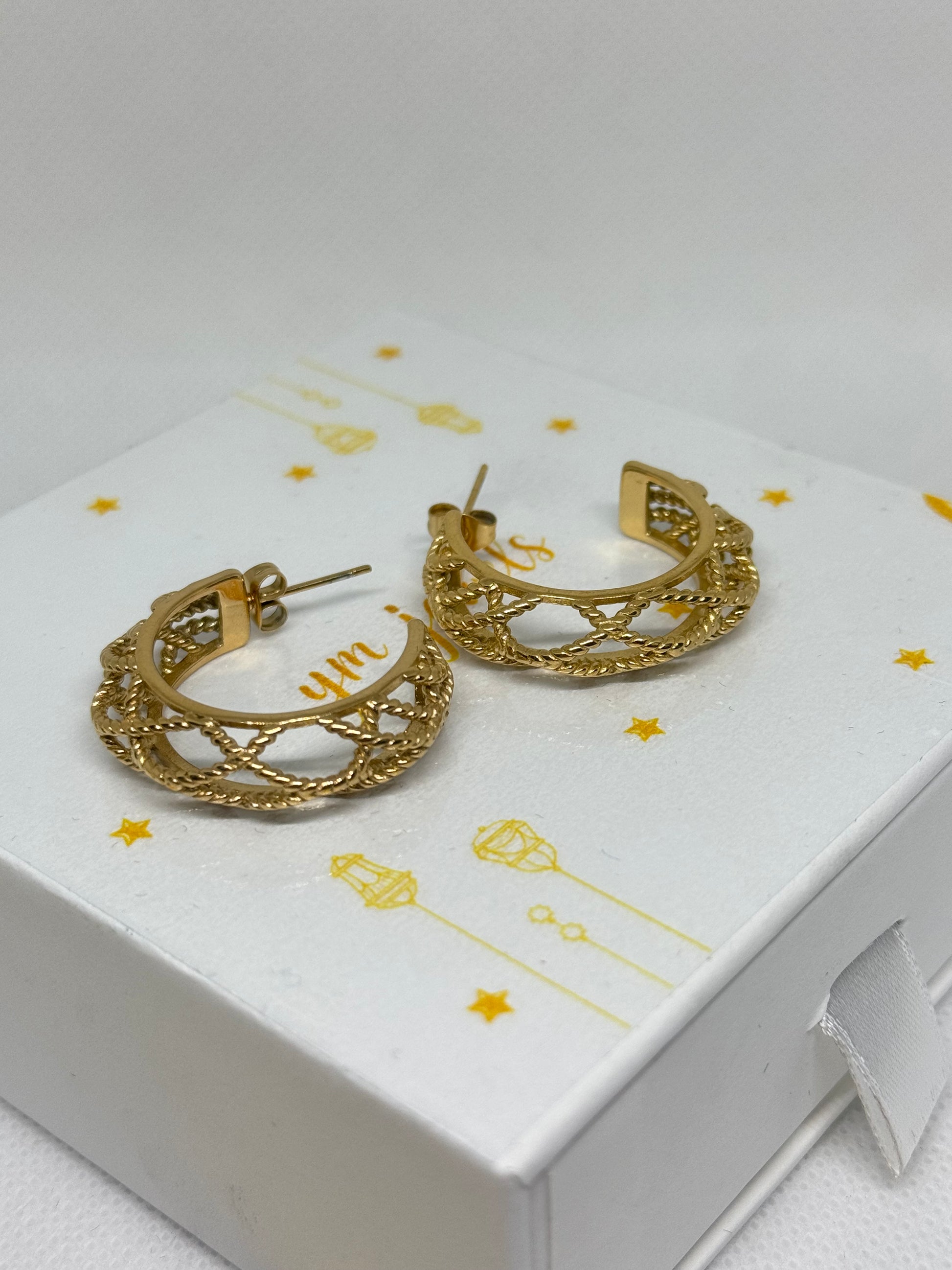 Boucles d'oreilles Tressées