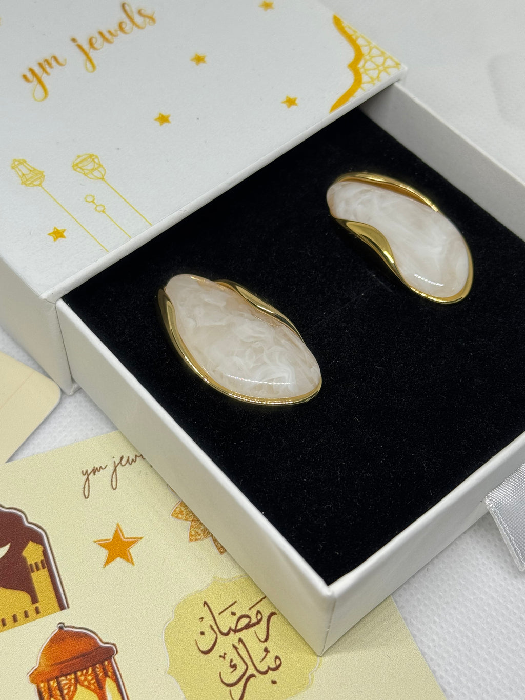 boucles d'oreilles Marble Glow