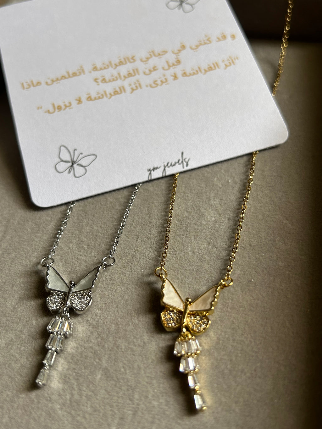 Collier Papillon de Lumière