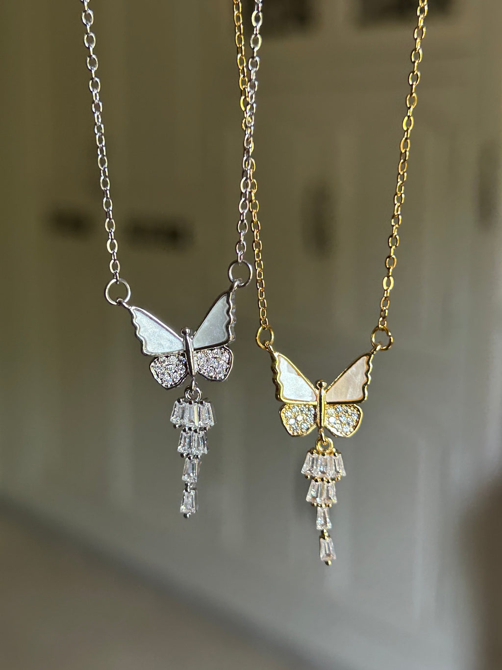 Collier Papillon de Lumière