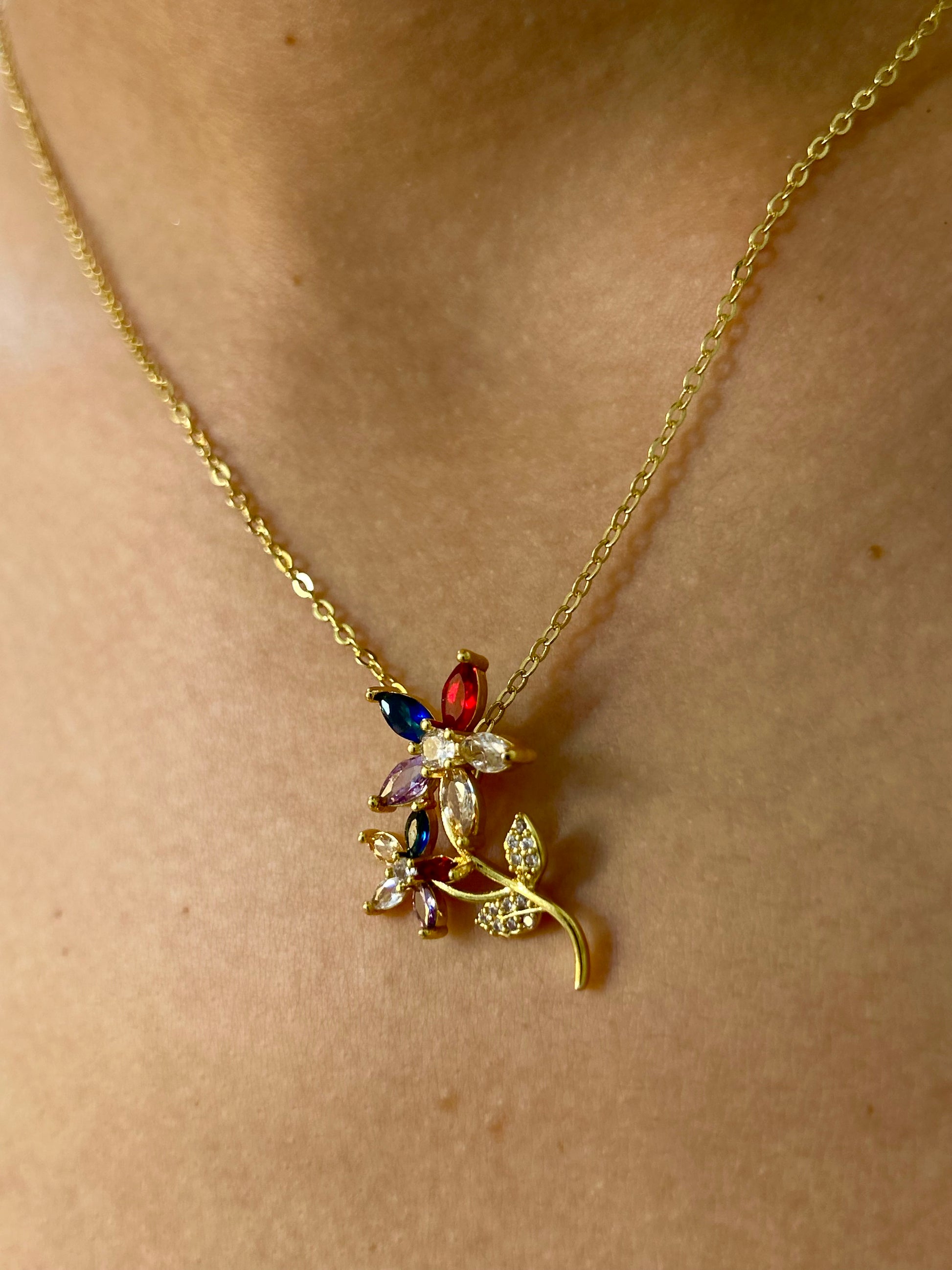Collier Fleur Éternelle