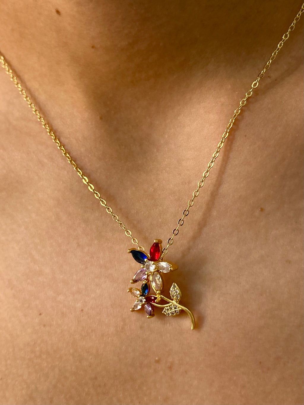 Collier Fleur Éternelle