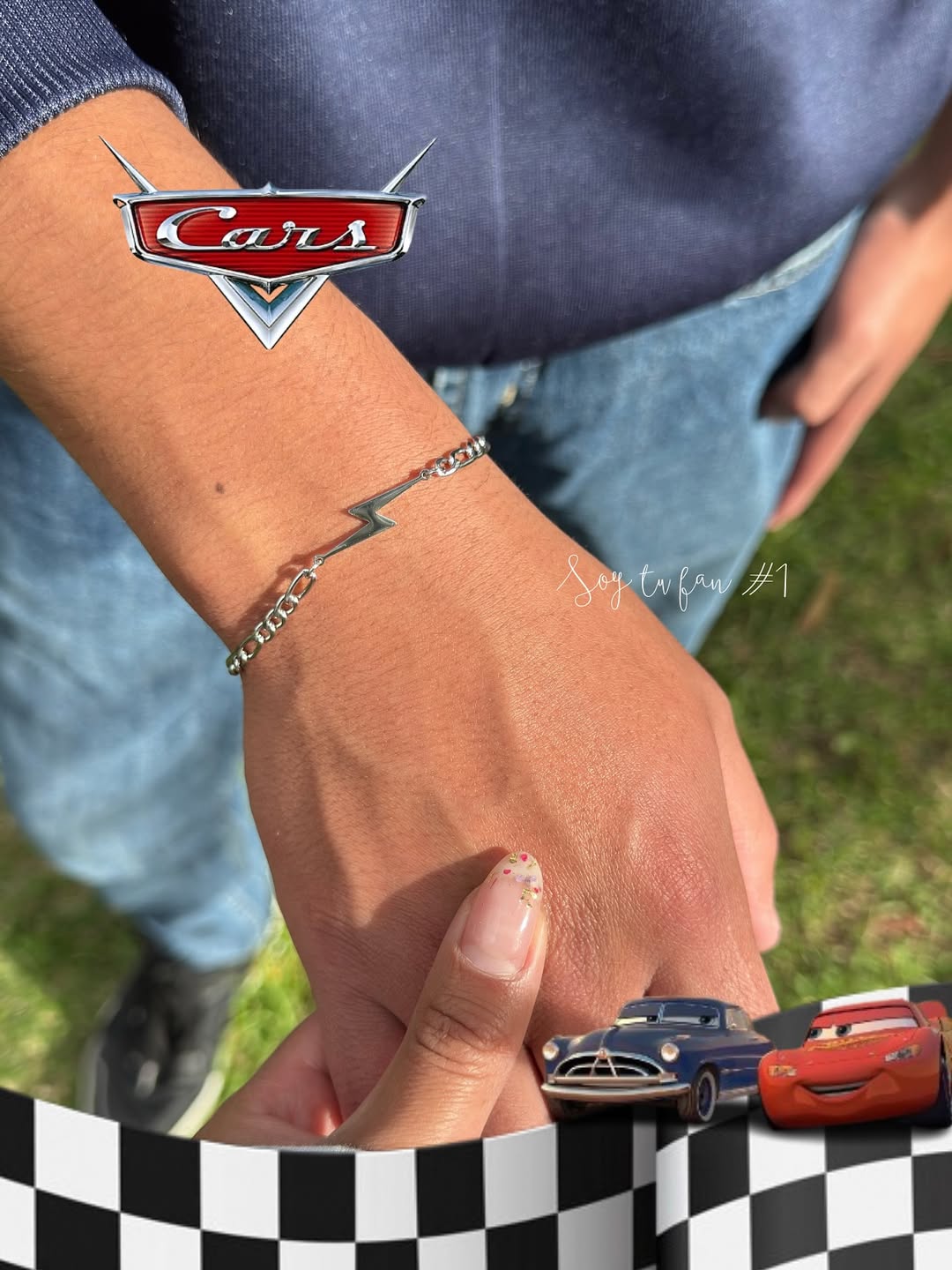 Deux Bracelets Lightning Cars Argent 925
