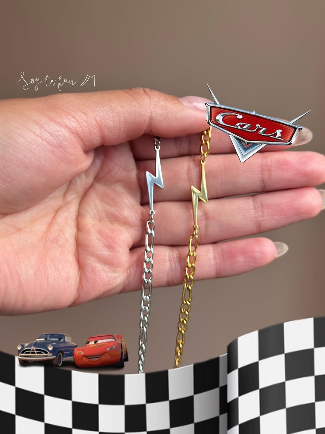 Deux Bracelets Lightning Cars Argent 925