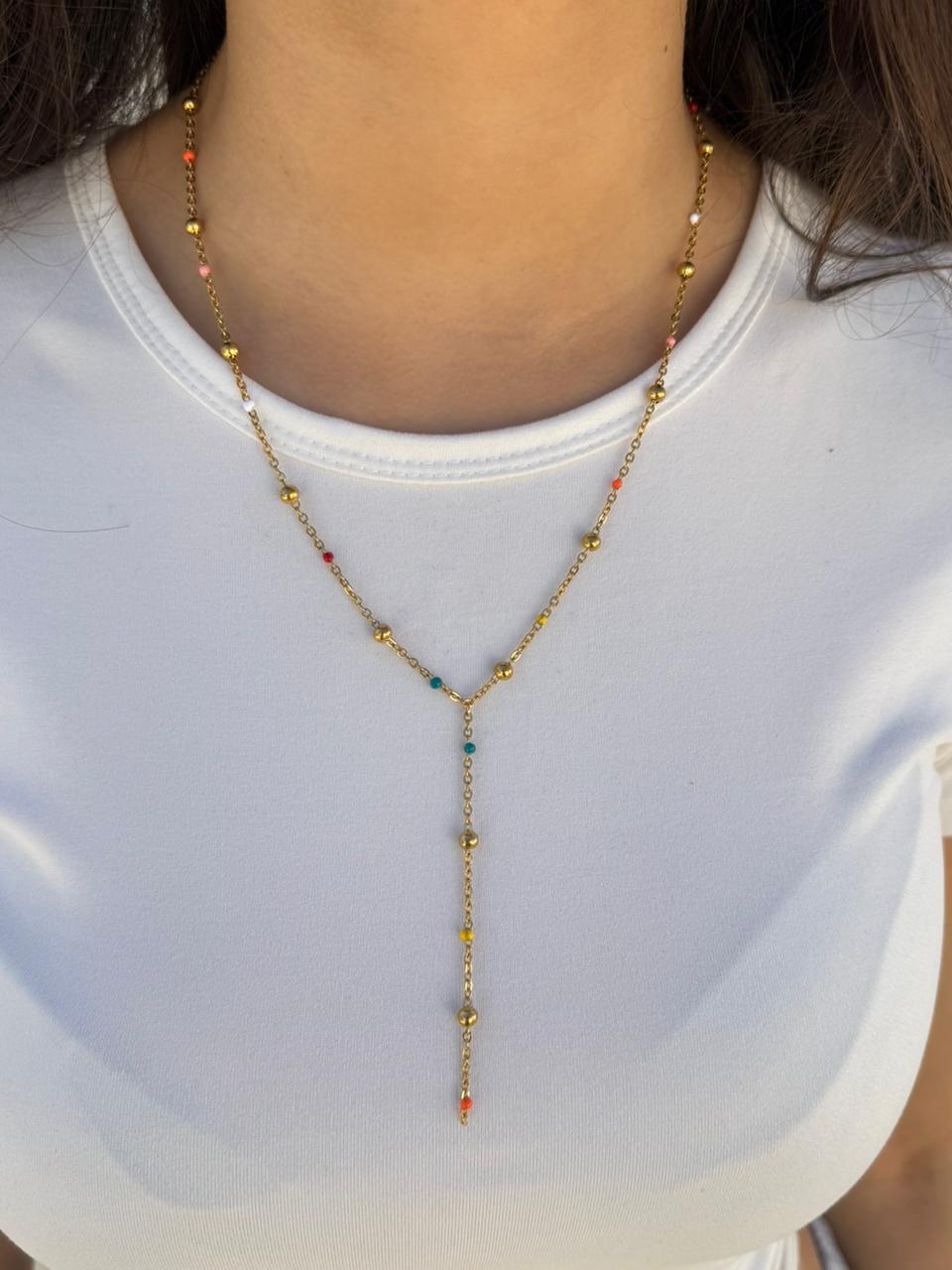 Collier Iris Multi-Perles
