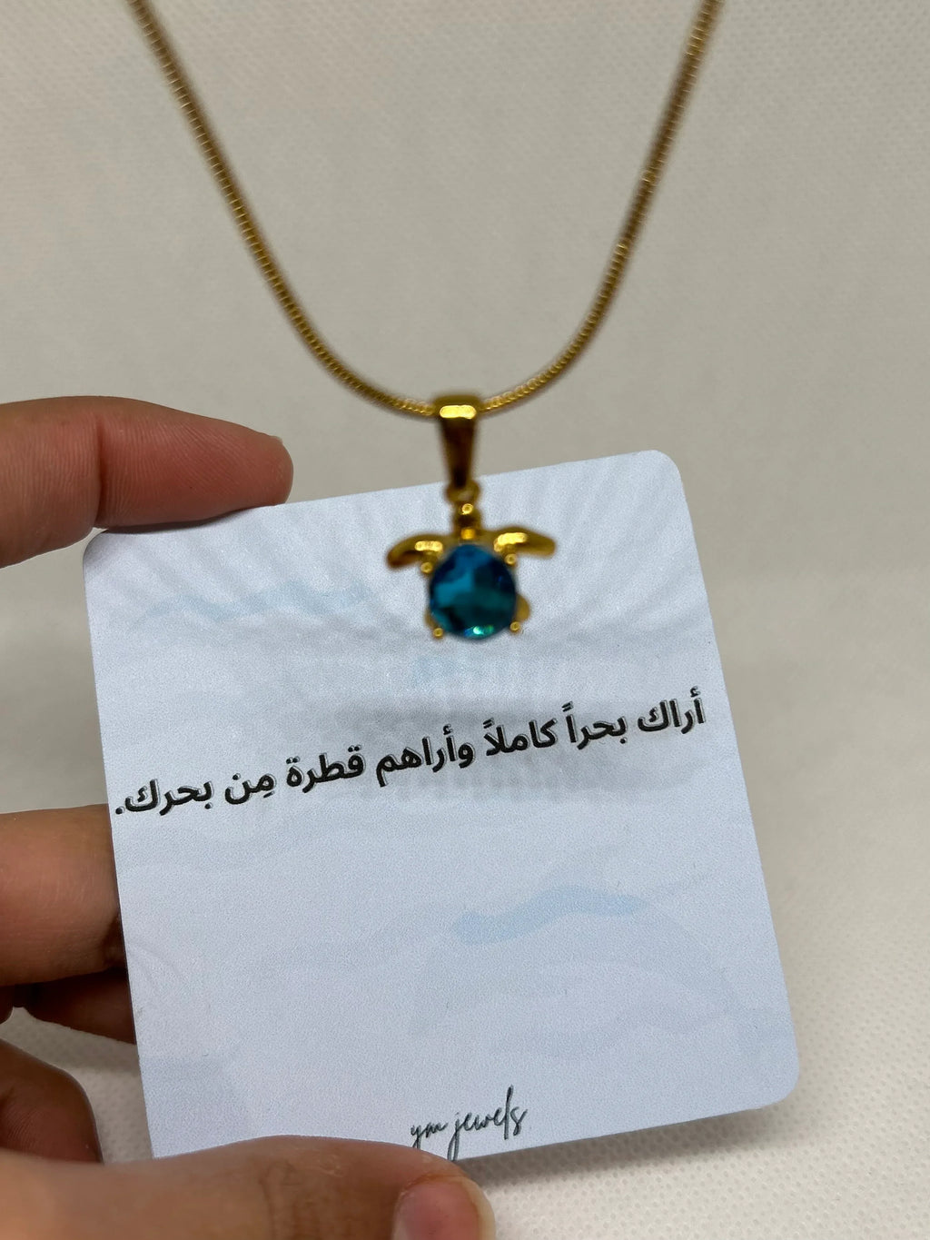 Collier Tortue Dorée - Ym Jewels