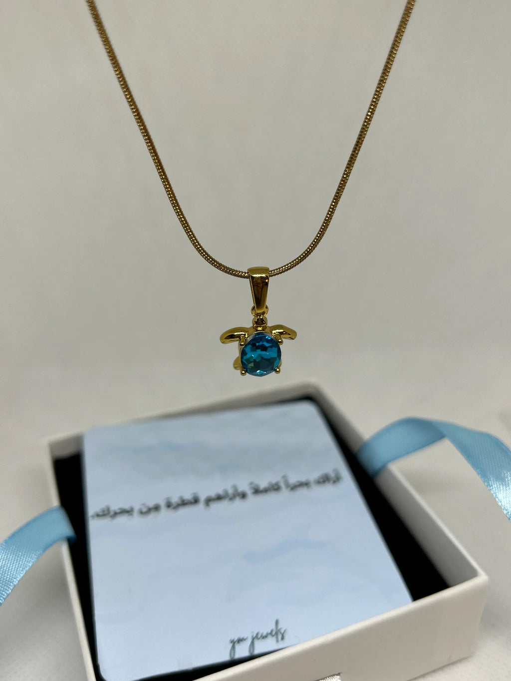 Collier Tortue Dorée - Ym Jewels