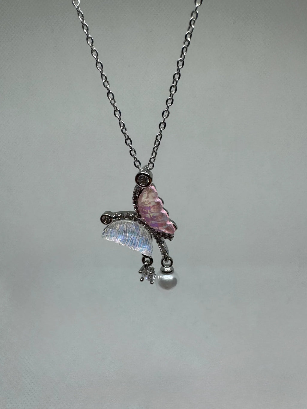 Collier Papillon & Perle - Ym Jewels